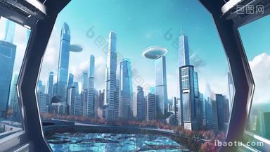 未来城市漫游科技穿梭探索